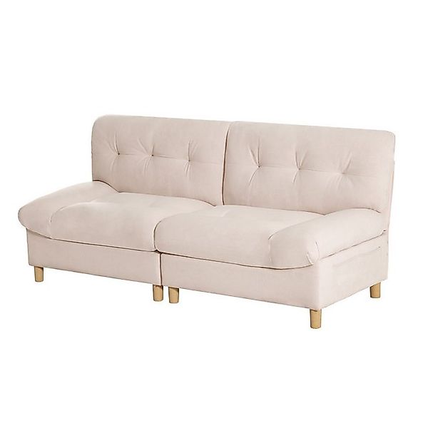Flieks Sofa, 1 Teile, Polstersofa mit Aufbewahrungstaschen Big-Sofa, Teddy- günstig online kaufen