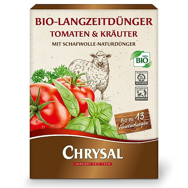 Chrysal Langzeitdünger Bio-Langzeitdünger Tomaten und Kräuter günstig online kaufen