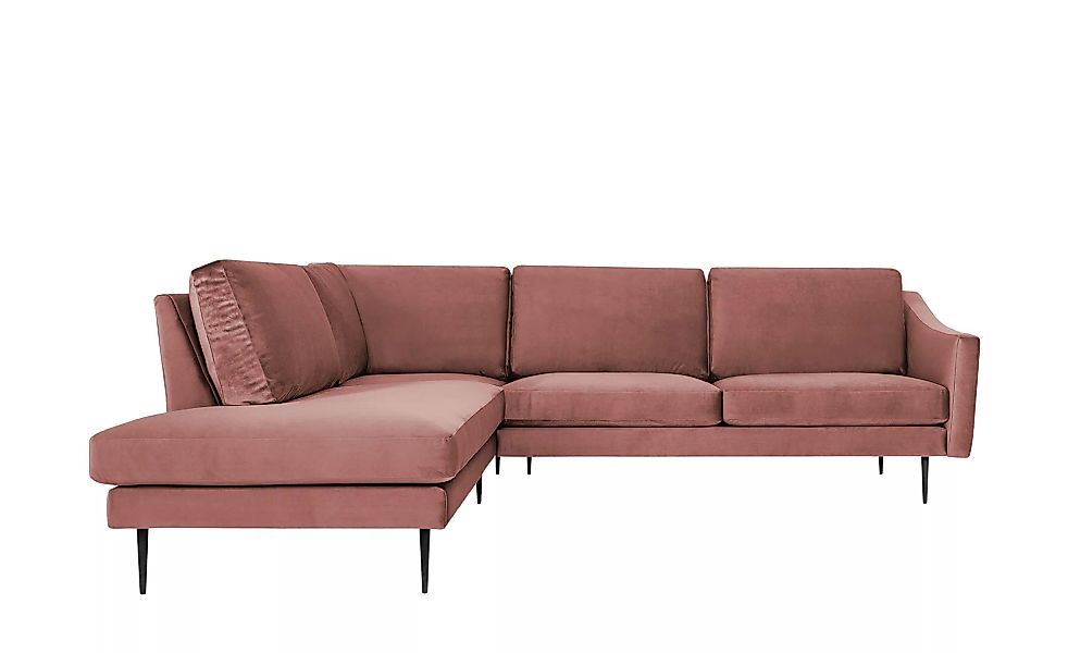 Ecksofa - rosa/pink - 270 cm - 85 cm - 166 cm - Polstermöbel > Sofas > Ecks günstig online kaufen