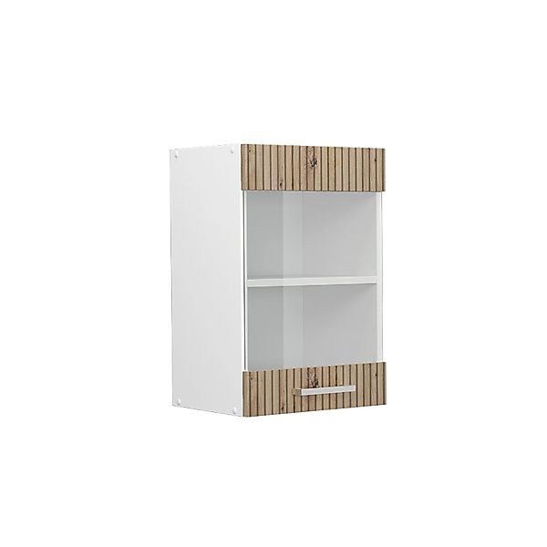 Vicco Glashängeschrank R-Line, Artisan-Eiche/Weiß, 40 cm günstig online kaufen