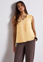 STREET ONE Blusentop mit Rüschendetails am günstig online kaufen