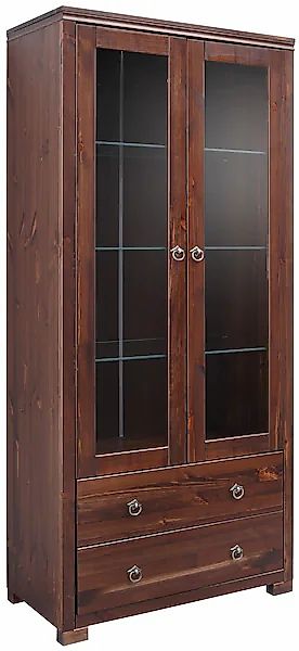 OTTO home Vitrine "Gotland" Breite 80 cm, Höhe 178 cm, mit Glastüren, aus m günstig online kaufen