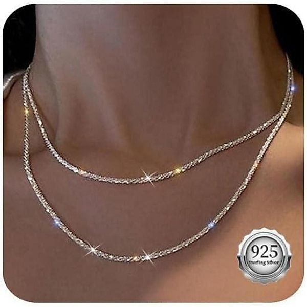 LuxusKollektion Kette und Anhänger Set Silber günstig online kaufen