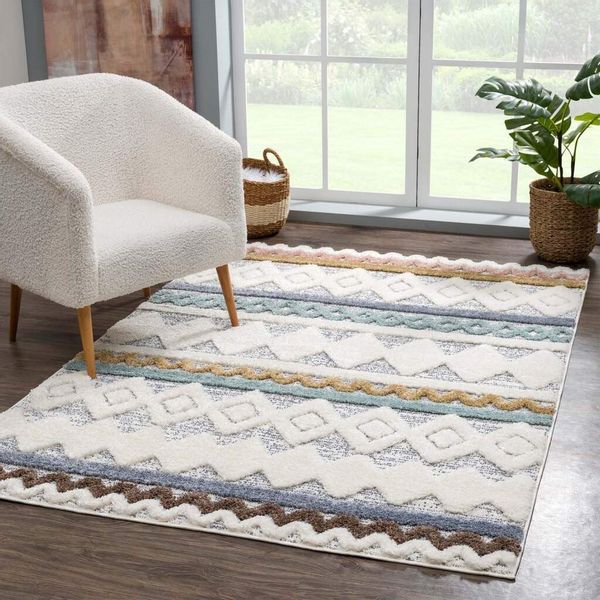 Carpet City Hochflor-Teppich "Focus 3013" rechteckig 20 mm Höhe Läufer, Boh günstig online kaufen