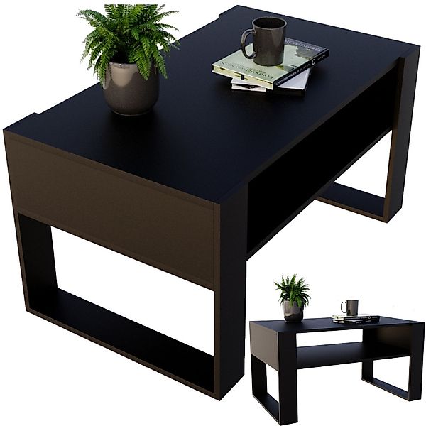 CraftPAK Couchtisch Wohnzimmer Tisch für Couch günstig online kaufen