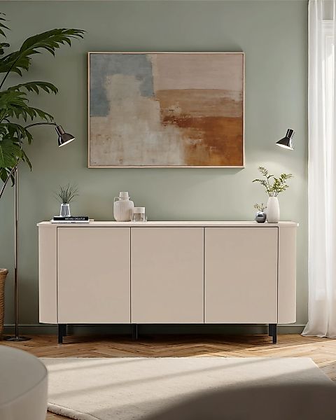 INOSIGN Sideboard "Lido, 181 cm breit, 3 Türen, Anrichte, Kommode, Stauraum günstig online kaufen