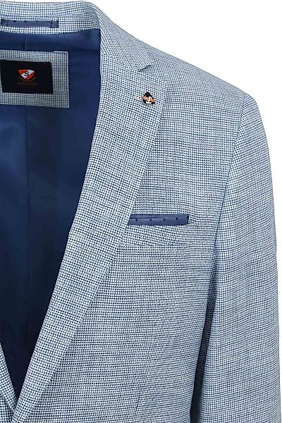 Suitable Blazer Grou Druck Hellblau - Größe 50 günstig online kaufen