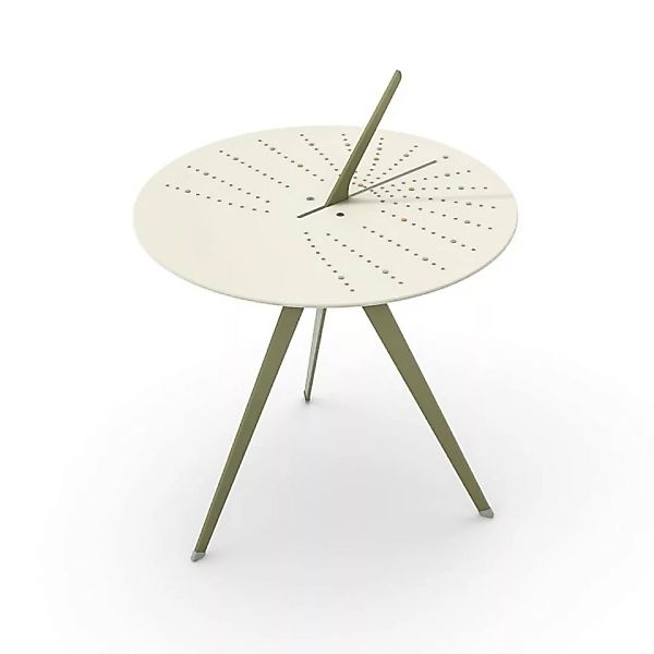 Sundial Table - Sonnenuhr und Tisch Schilfgrün RAL 7032 günstig online kaufen