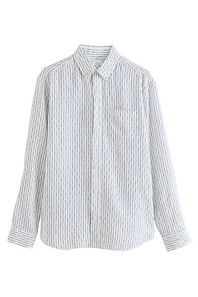 Next Langarmhemd Signature Langarmhemd mit Streifen aus Leinen (1-tlg) günstig online kaufen
