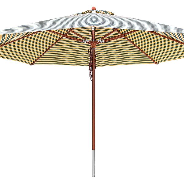 anndora-sonnenschirm Sonnenschirm rund grün weiß gelb günstig online kaufen