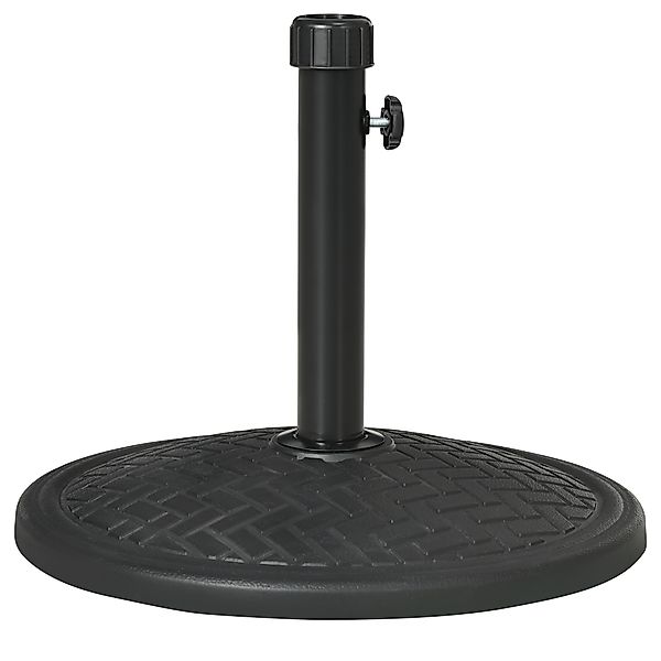 Outsunny Pied de parasol rund 14 KG Sonnenschirmständer Gartenschirmständer günstig online kaufen