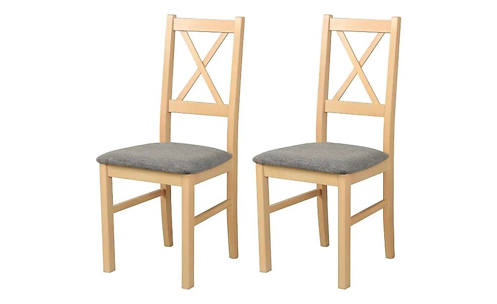 Esszimmerstuhl 2er-Set   ¦ gold ¦ Maße (cm): B: 43 H: 94 Stühle > Küchenstü günstig online kaufen