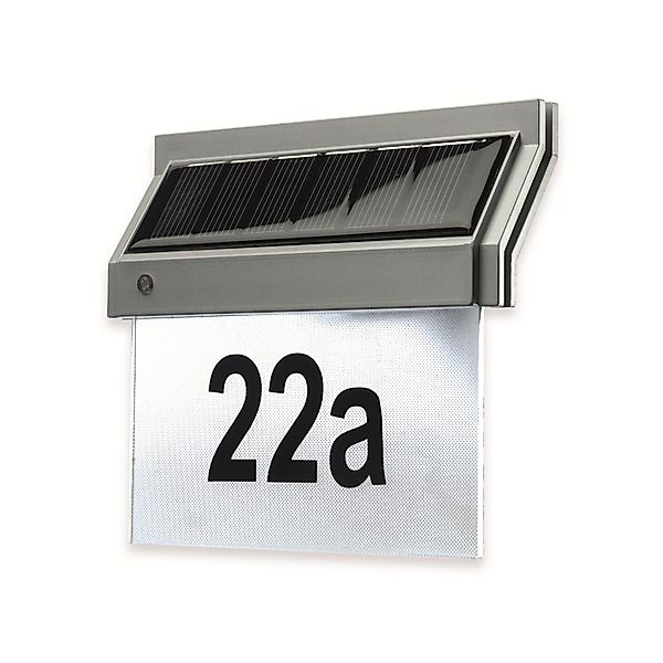REV Außen-Wandleuchte REV Solar-LED Hausnummernleuchte Quattroline günstig online kaufen