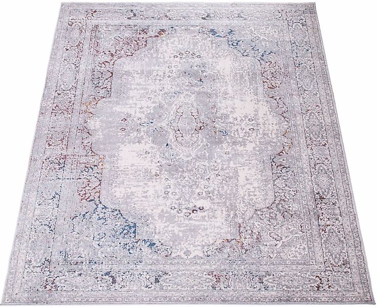 Paco Home Teppich "Calabria 581" rechteckig 14 mm Höhe Kurzflor, Orient-Opt günstig online kaufen