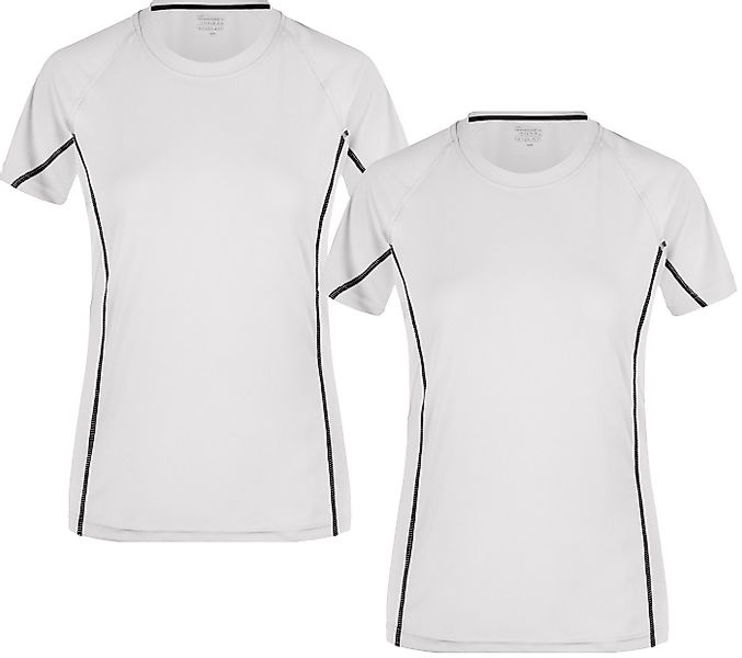 James & Nicholson Laufshirt Doppelpack Damen Sportshirt mit reflektierenden günstig online kaufen