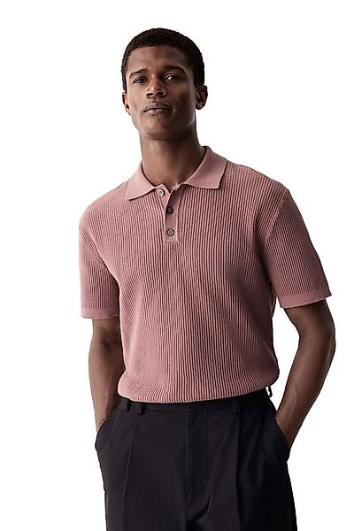 Next Poloshirt Geripptes Poloshirt Regular Fit aus Baumwolle (1-tlg) günstig online kaufen