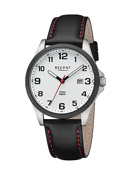 Regent Quarzuhr Herrenuhr Titan mit Leuchtzifferblatt günstig online kaufen