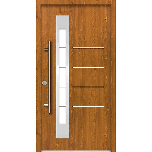 Splendoor Thermospace Sicherheits-Haustür Berlin Prime RC2K Gold.Oak 110x21 günstig online kaufen