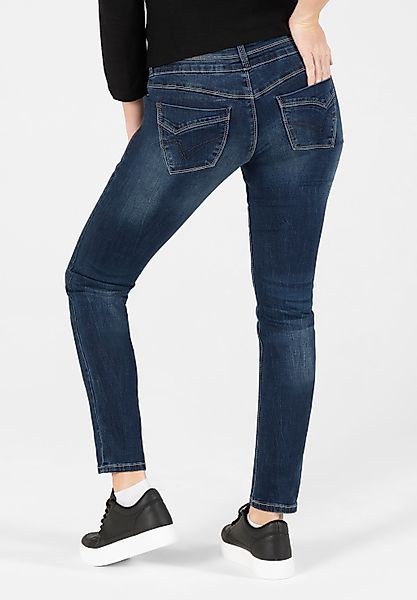 TIMEZONE Damen Jeans EnyaTZ Superstretch - Slim Fit - Blau - Blue Royal Was günstig online kaufen