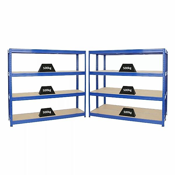 PROREGAL Mega Deal 3x Schwerlastregal Dino HxBxT 180 x 200 x 45 cm Fachlast günstig online kaufen
