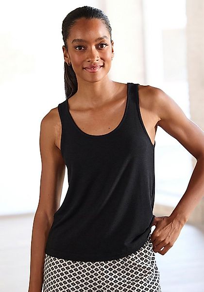 LASCANA Tanktop Aus weicher Viskosemischung günstig online kaufen