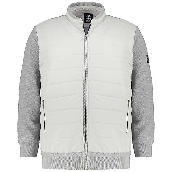 Hajo Blousonjacke mit Steppeinsatz Farbe hellgrau Größe: 3XL günstig online kaufen