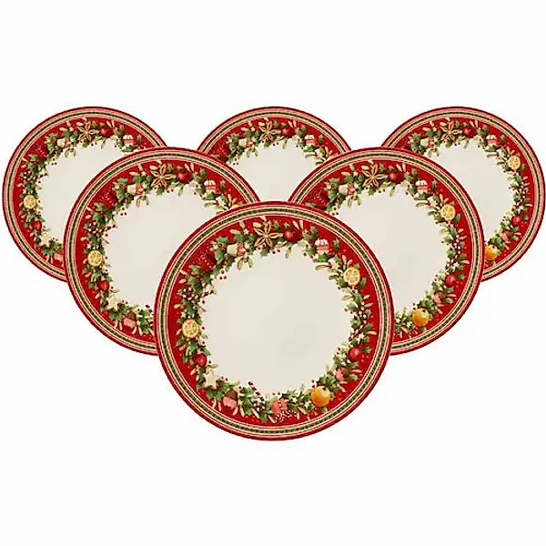 Villeroy & Boch Speiseteller »Speiseteller Winter Bakery Delight ø 27,4 cm günstig online kaufen