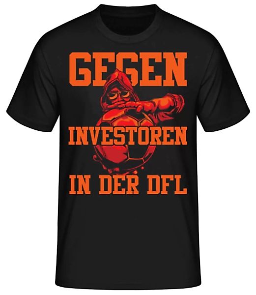 Gegen Investoren DFL Protest · Männer Basic T-Shirt günstig online kaufen