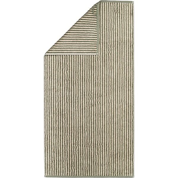Cawö Handtücher Two-Tone Stripes 480 - Farbe: field - 34 - Handtuch 50x100 günstig online kaufen