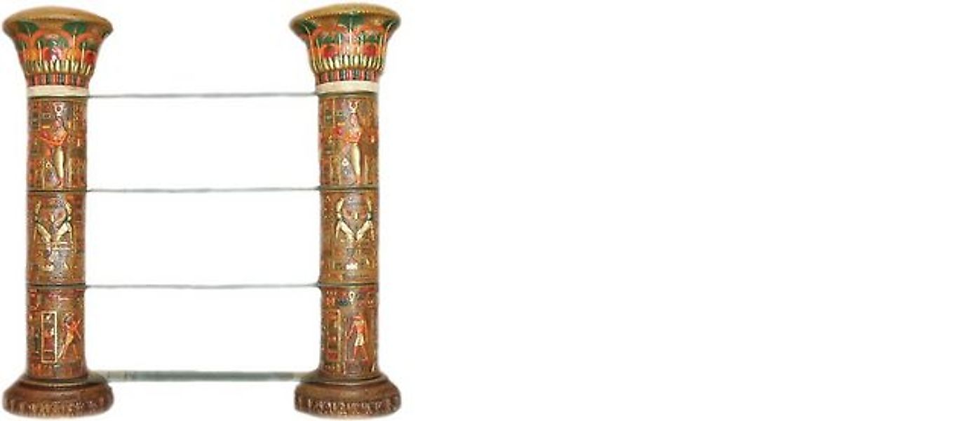 JVmoebel Vitrine Regal Glas Vitrine Ägyptische Regale Vitrinen XXL Säulen 1 günstig online kaufen