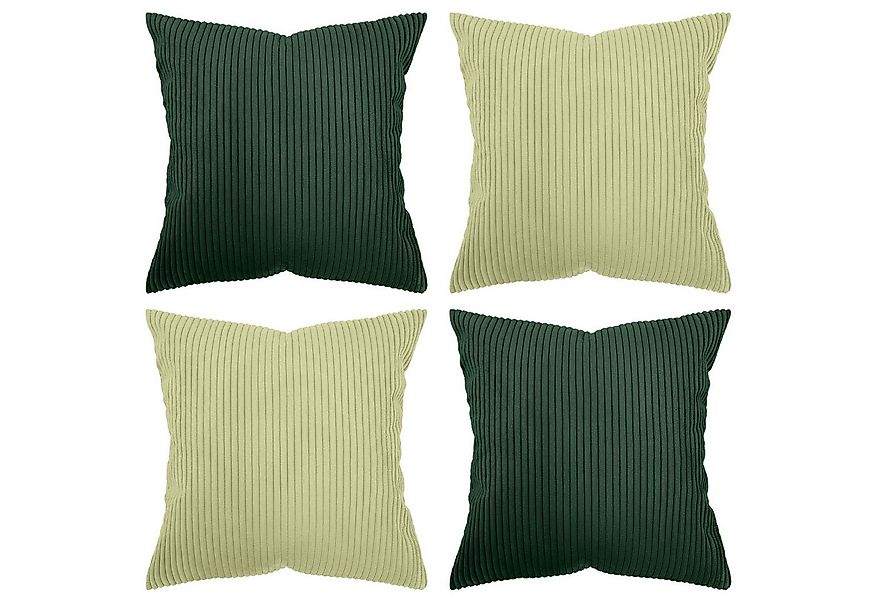 Amilian Kissenhüllen - 4er Set Kissenbezug - Zierkissenbezüge - Kissenbezüg günstig online kaufen