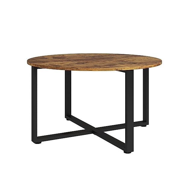 Vicco Couchtisch Fyrk, Eiche rustikal/Schwarz, 80 günstig online kaufen