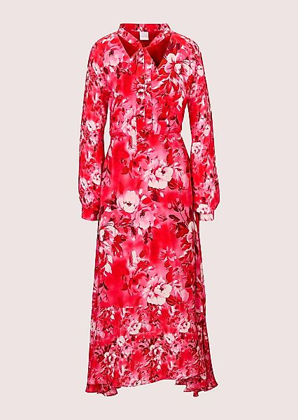 MADELEINE Druckkleid "Druckkleid Stretchkleid mit Blumenmuster" Mit Bindeba günstig online kaufen