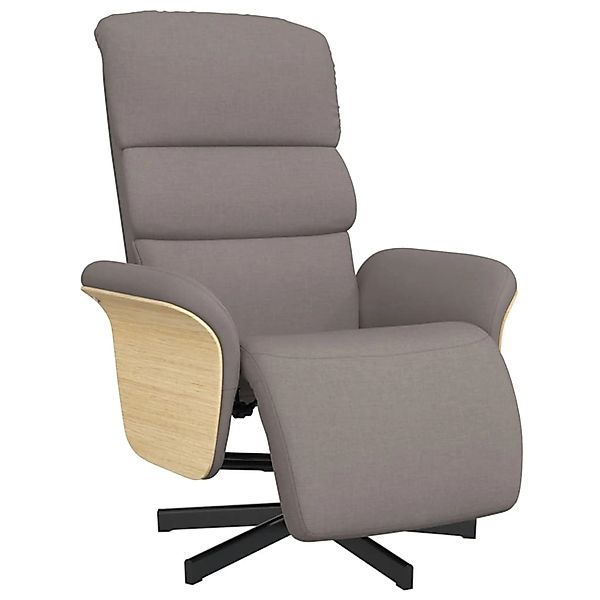 vidaXL Relaxsessel mit Fußteil Taupe Stoff 356606 günstig online kaufen