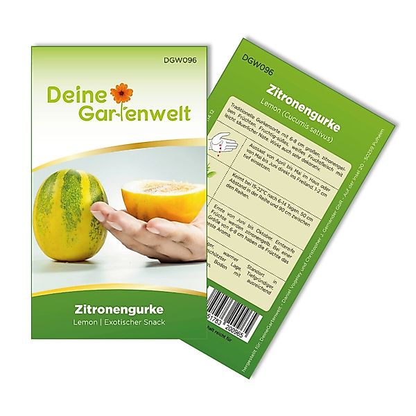 Deine Gartenwelt Zitronengurke Lemon Samen günstig online kaufen