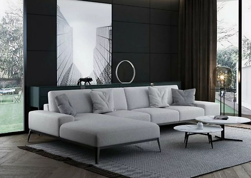 JVmoebel Ecksofa, Italienische Polster Sitz Ecke Leder Couch Moderne Garnit günstig online kaufen