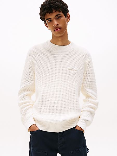 Tommy Jeans Strickpullover TJM SCRIPT CHUNKY günstig online kaufen