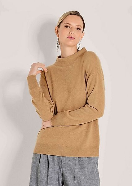 MADELEINE Strickpullover Eleganter Strickpullover mit Stehkragen Luxuriöser günstig online kaufen