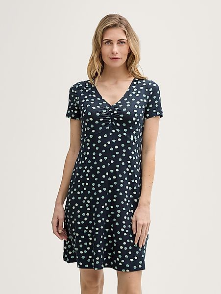 TOM TAILOR Sommerkleid Kleid mit Raffungen günstig online kaufen