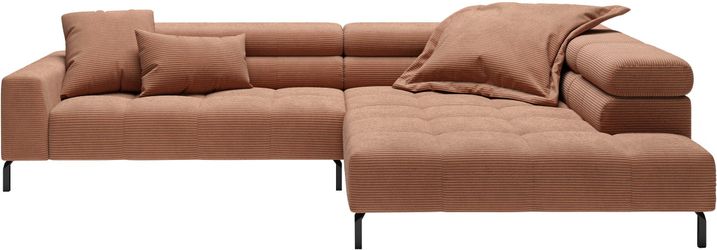 PLACES OF STYLE Ecksofa "Claya, L-Form, incl. Kopfteilverstellung, Breite 3 günstig online kaufen