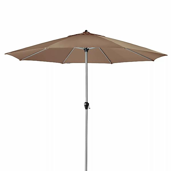 Doppler Marktschirm Active Ø 376 cm Anthrazit mit Kurbelmechanik günstig online kaufen