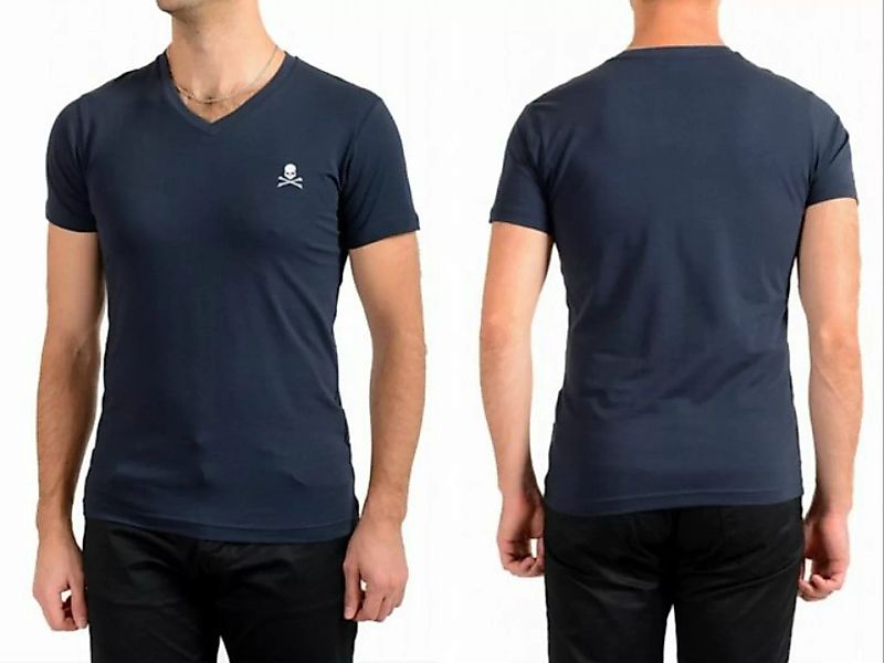 PHILIPP PLEIN T-Shirt PHILIPP PLEIN SKULL STRETCH V-NECK SLIM FIT T-SHIRT T günstig online kaufen