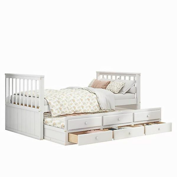 OKWISH Kinderbett Stauraumbett mit Schubladen (90x200cm(90x190cm), mit Bett günstig online kaufen