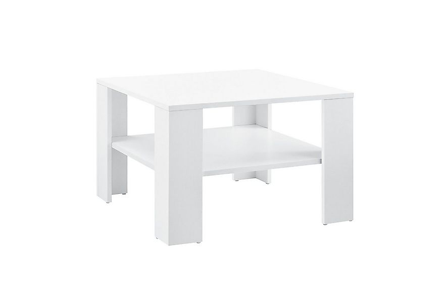 en.casa Couchtisch, Couchtisch »Aachen« - 60x60x40cm - Weiß günstig online kaufen