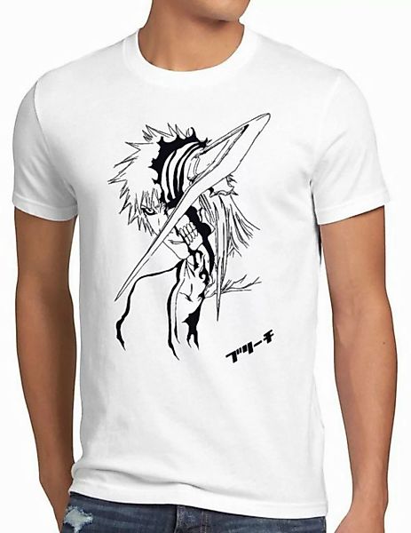 style3 T-Shirt Ichigo Shinigami bleach hollow dämon kurosaki rujia anime ma günstig online kaufen