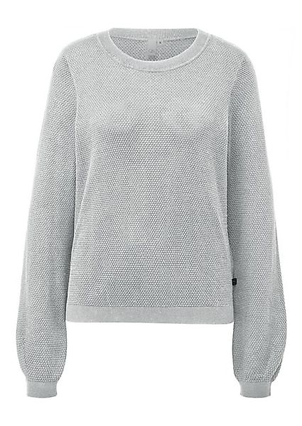 QS Rundhalspullover in Strick Optik günstig online kaufen