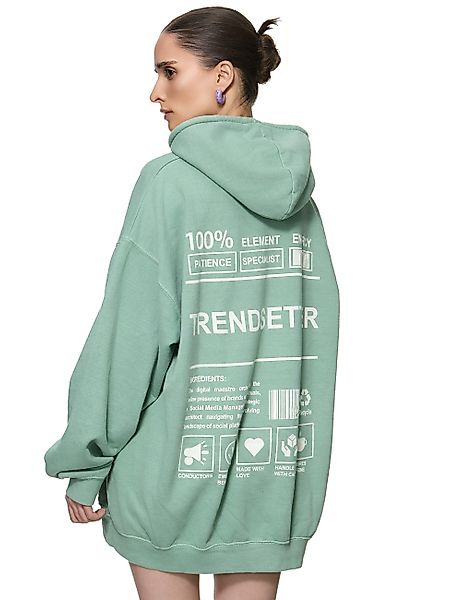 Worldclassca Hoodie Worldclassca Oversized TRENDSETTER Print günstig online kaufen