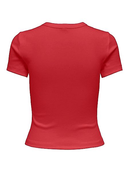 ONLY Kurzarmshirt "ONLVAL – Basic-Shirt mit Stretchkomfort für jeden Tag", günstig online kaufen