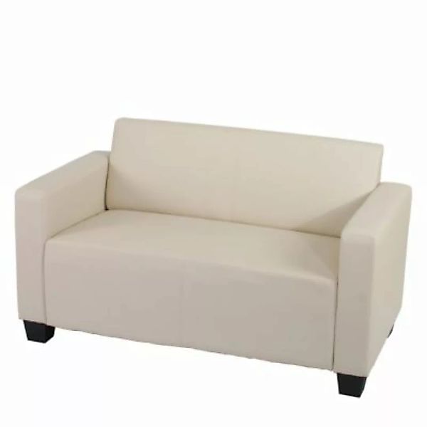 HWC Mendler Modulare Garnitur, 2er Sofa creme günstig online kaufen