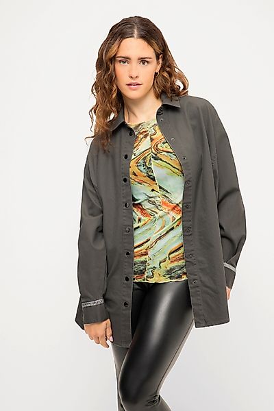 Studio Untold Hemdbluse Hemd oversized Glitzer günstig online kaufen